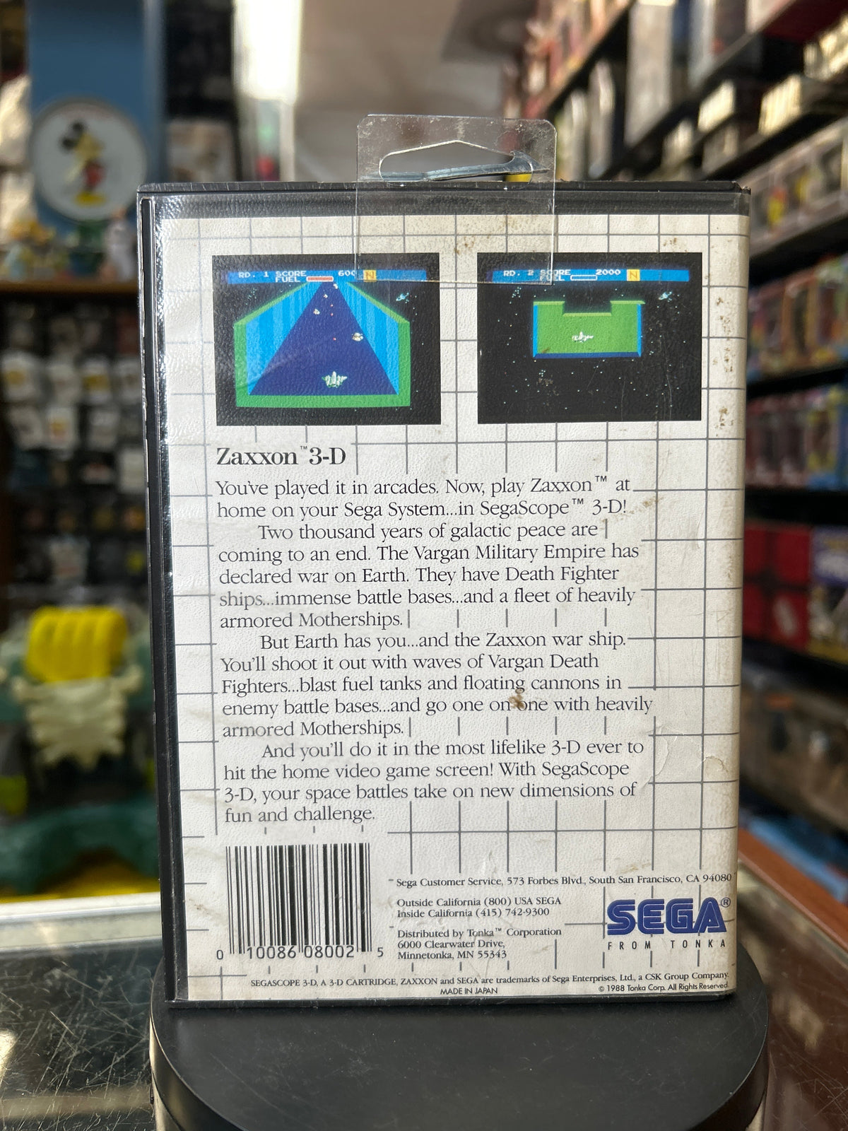 Zaxxon 3D 0849 (SEGA Master System SMS, Video Games) **COMPLETE** product image 7, provided for visual reference and product
