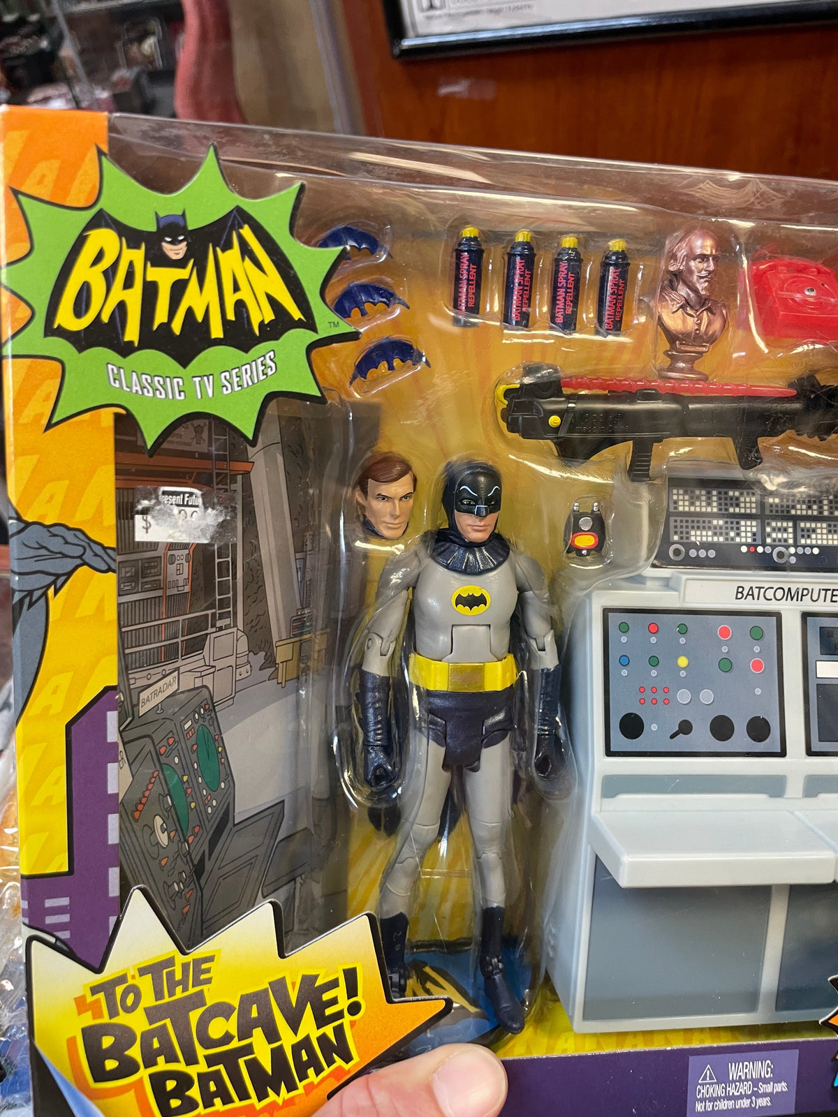 Batcave Batman (Batman Classic TV, Mattel) SEALED product image 5, provided for visual reference and product detail review