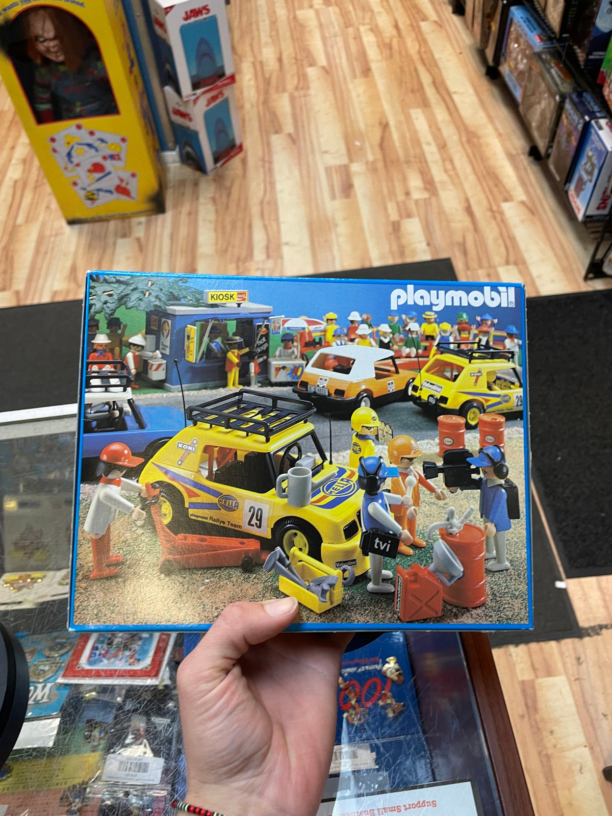 Rally Car 3524 (Vintage Playmobile, Geobra German) SEALED product image 5, provided for visual reference and product detail