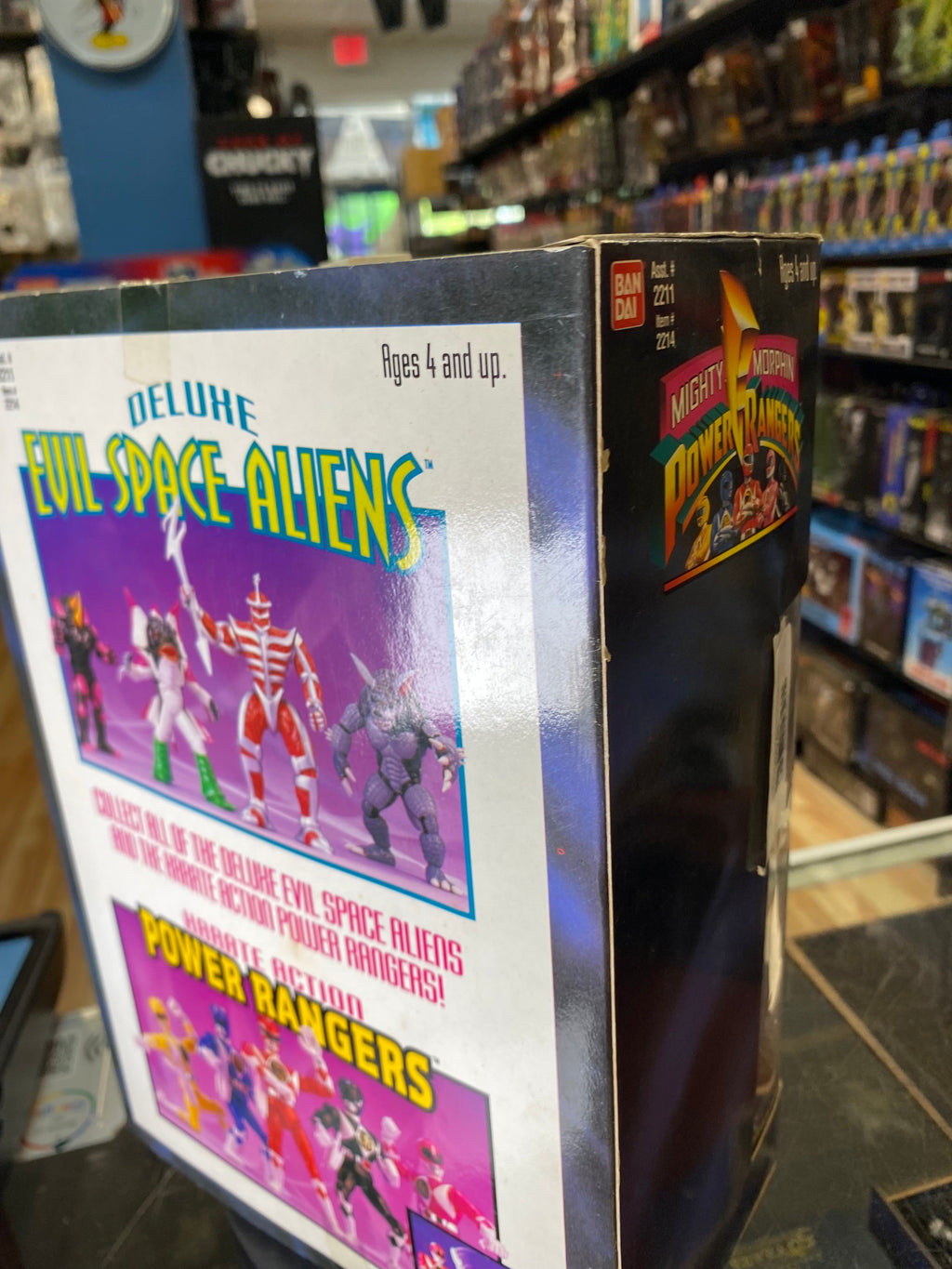 Pirantis Head 8" Evil Space Aliens (Vintage MMPR Power Rangers, Bandai) SEALED product image 13, provided for visual