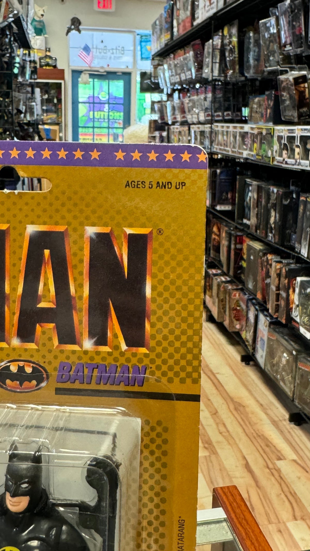 Batman 89 Bat-Rope (Vintage Batman, Toy Biz) Sealed product image 2, provided for visual reference and product detail review