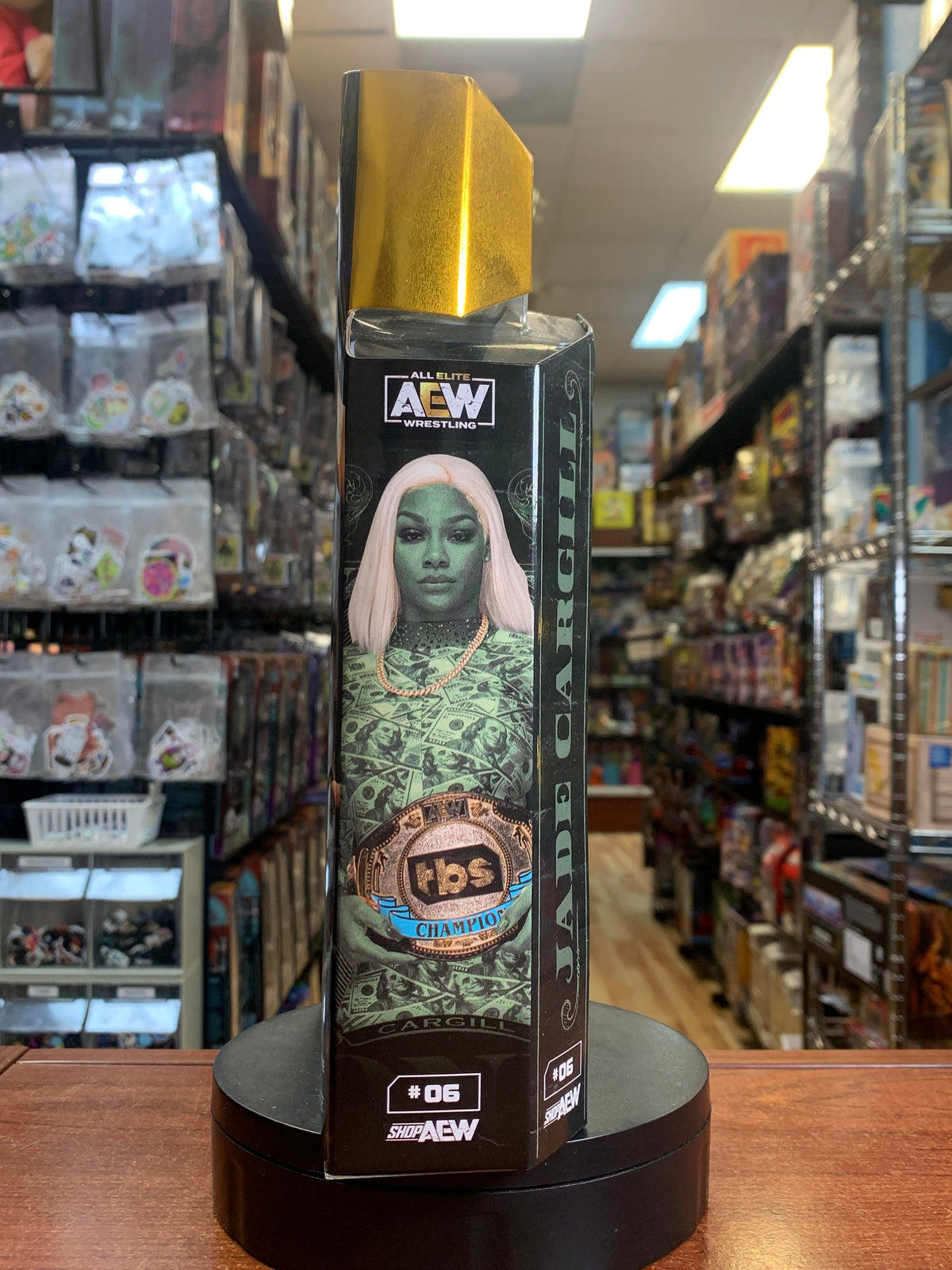 Jade Cargill **CHASE 1 of 3000**(All Elite Wrestling AEW, Jazwares) **SEALED** product image 3, provided for visual