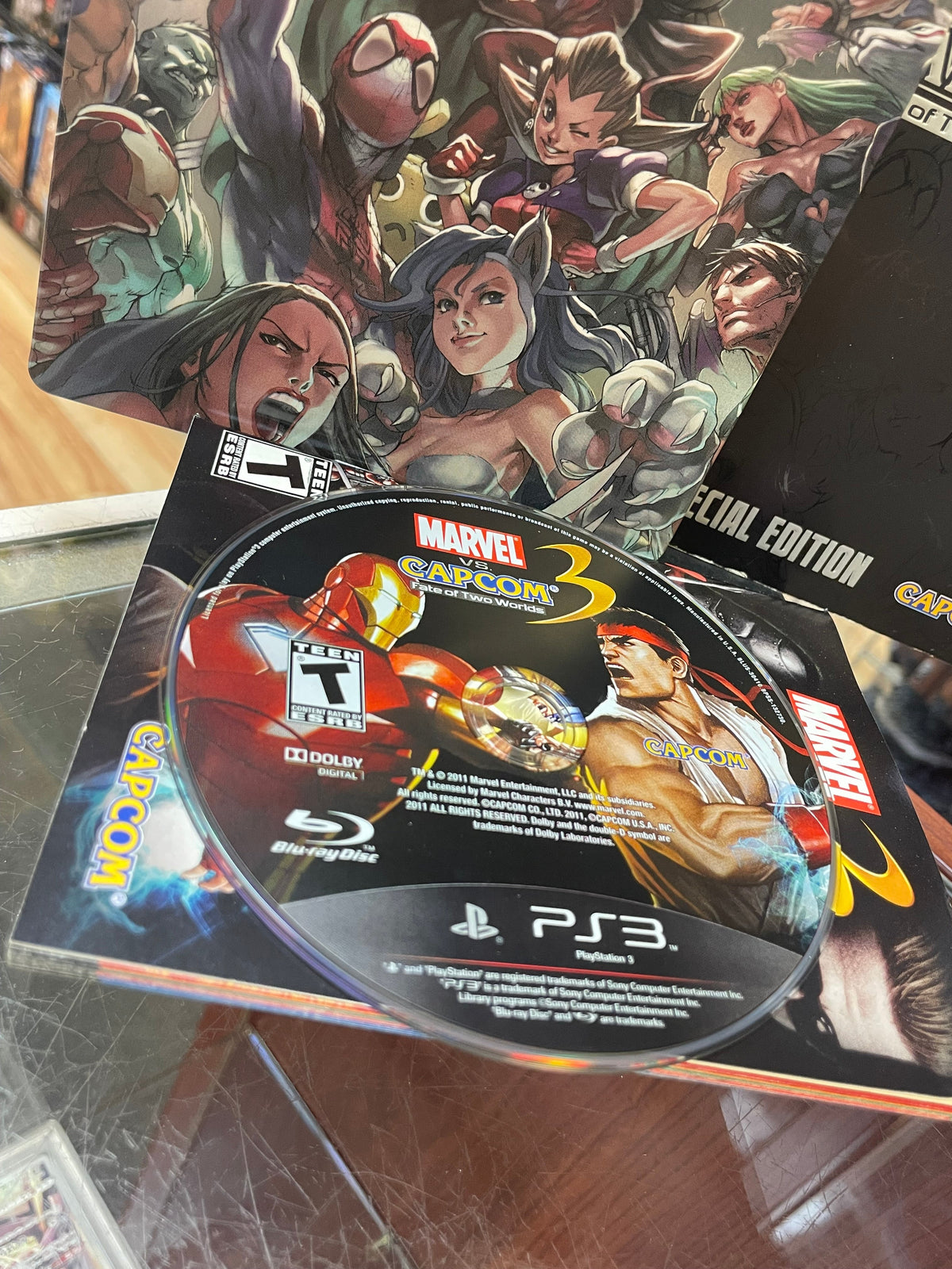 Marvel vs Capcom 3: Fate of Two Worlds (Sony Playstation PS3, Video Games) **TESTED** product image 2, provided for visual