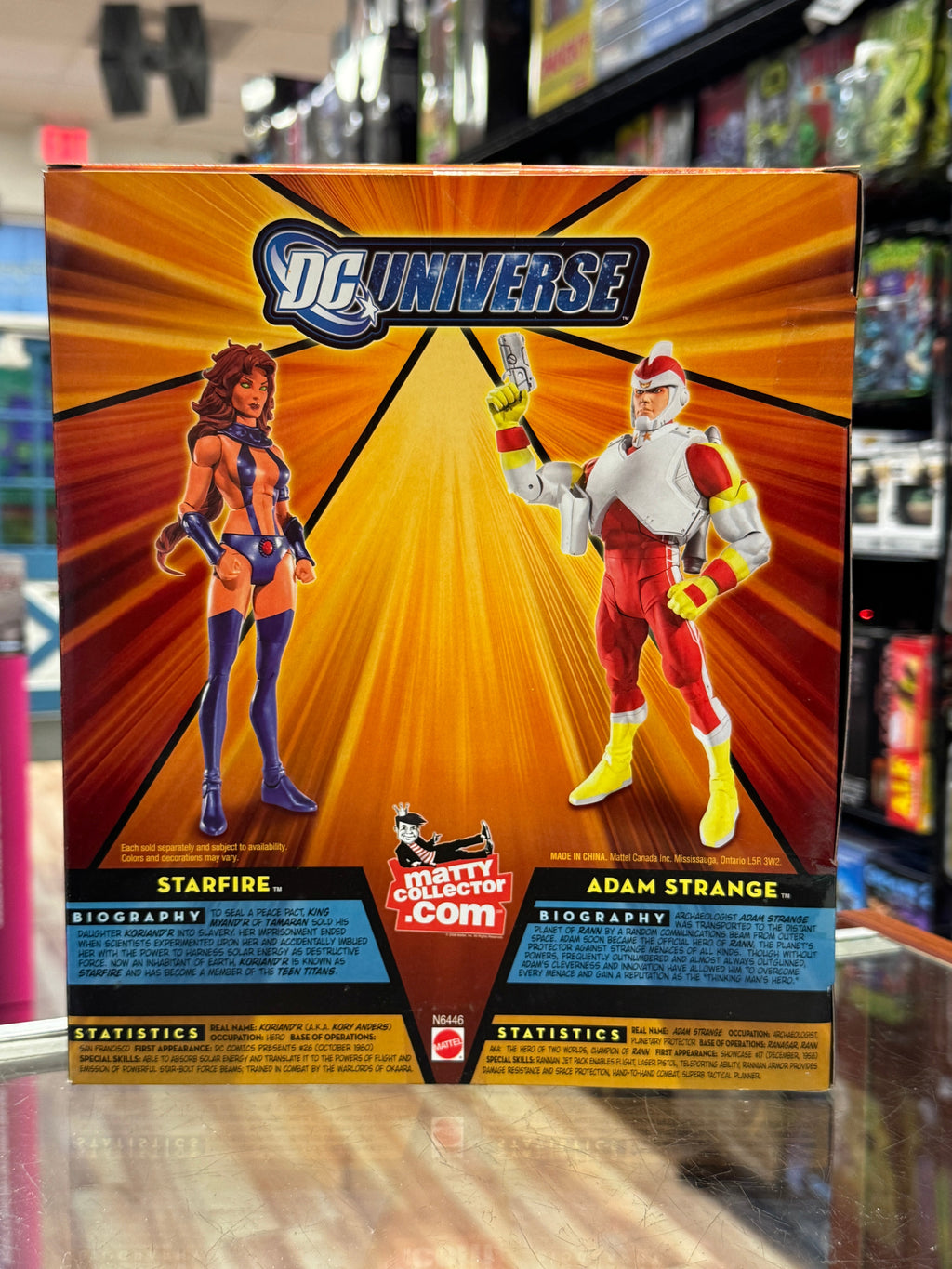 Adam Strange vs Starfire (DC Classics Universe, Mattel) product image 4, provided for visual reference and product detail