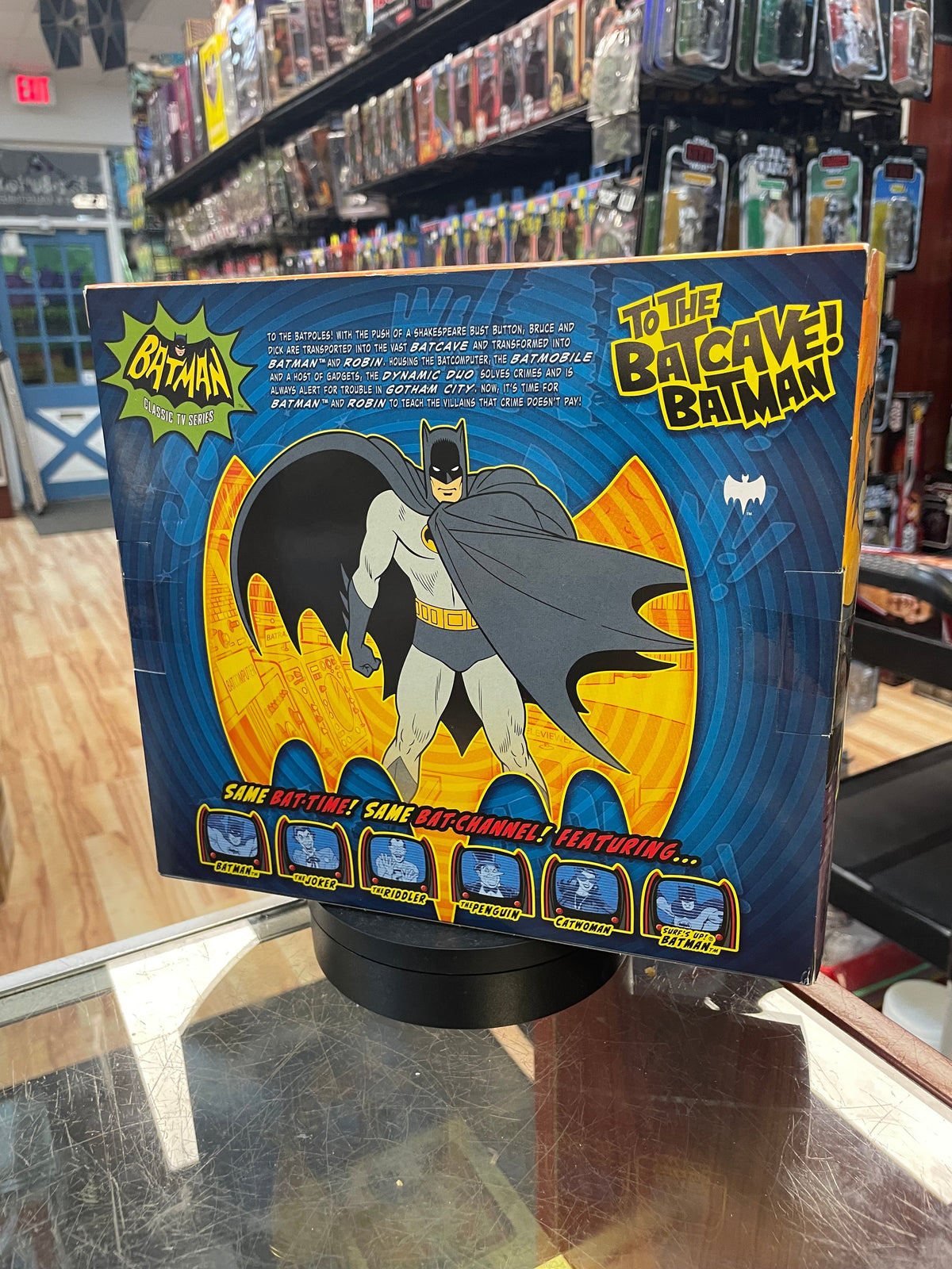 Batcave Batman (Batman Classic TV, Mattel) SEALED product image 4, provided for visual reference and product detail review
