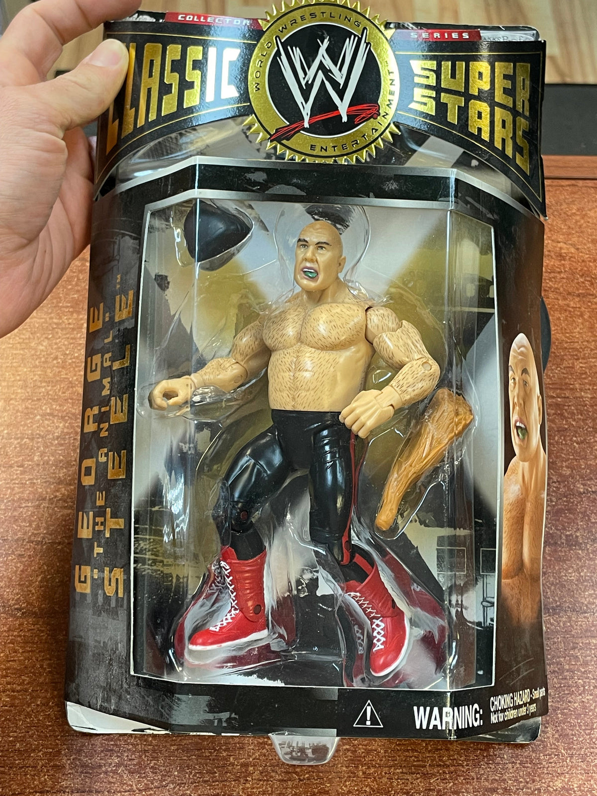 George the Animal Steele (WWF Classic Superstars, Jakks) **SEALED** product image 3, provided for visual reference and