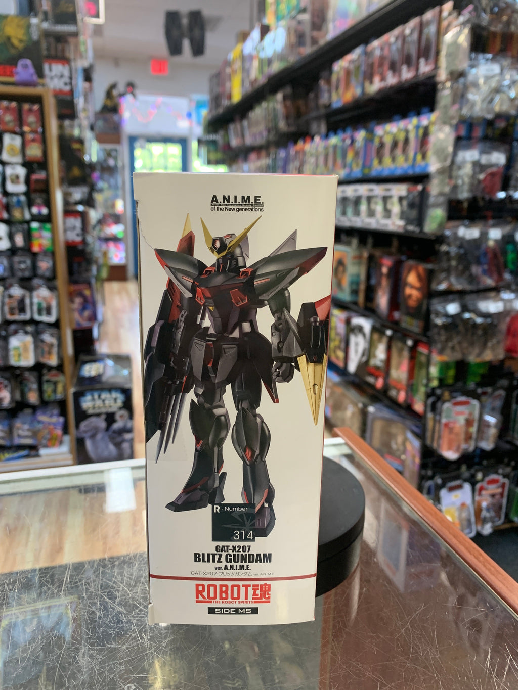 GAT-X207 Blitz Gundam -Anime Ver- (Bandai SH Figuarts, Robot Spirits) SEALED product image 4, provided for visual reference