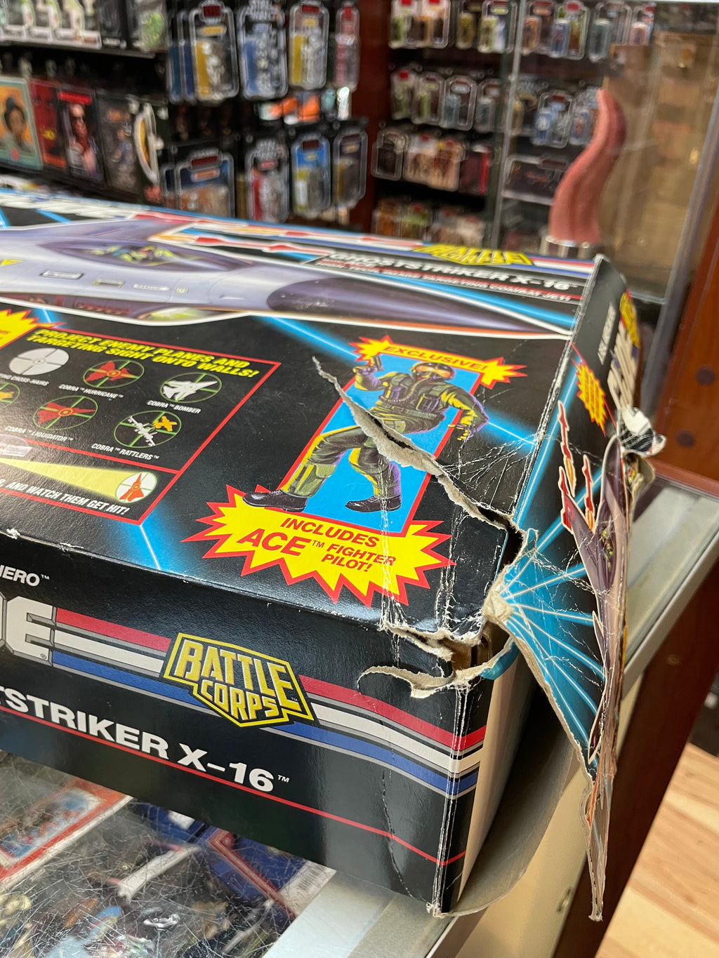 Ghoststriker X-16 with Box (Vintage GI Joe, Hasbro) **COMPLETE** product image 48, provided for visual reference and product