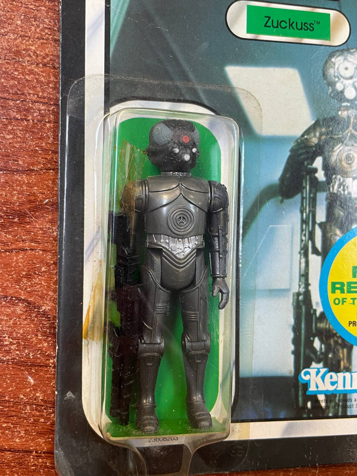 Zuckuss ESB 9507 (Vintage Star Wars, Kenner) **SEALED** product image 11, provided for visual reference and product detail