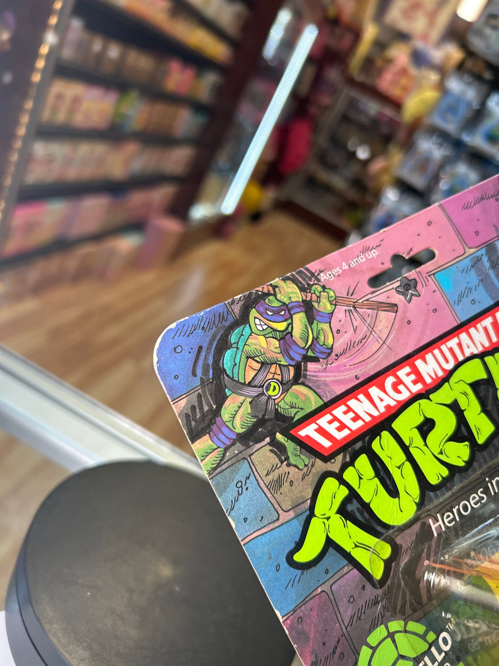 Donatello -10 Back Soft Head- 1764 (Vintage TMNT, Playmates) **SEALED** product image 7, provided for visual reference and
