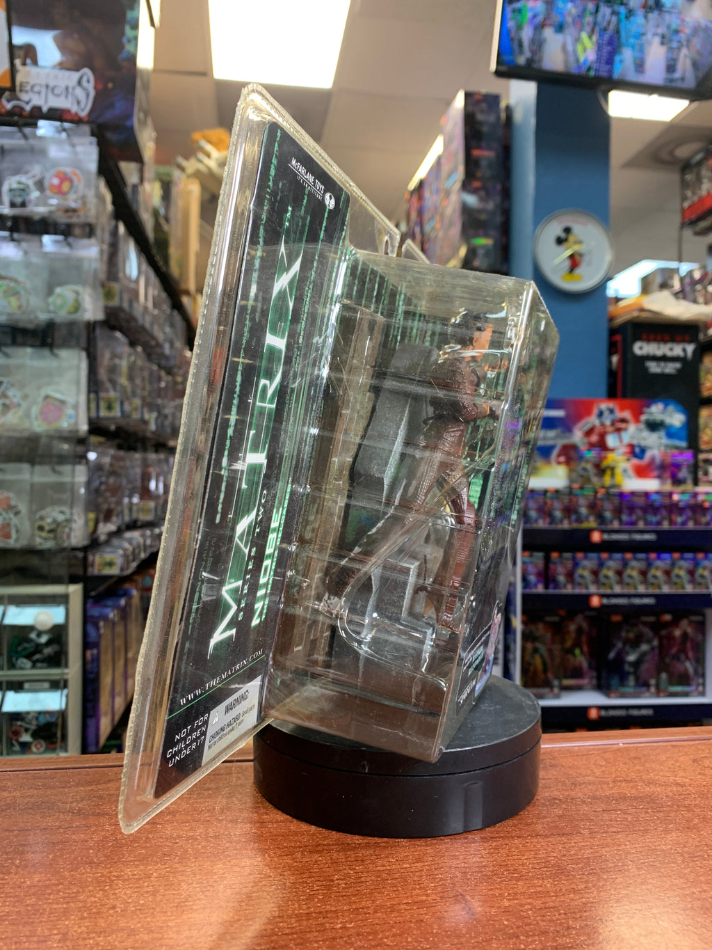Reloaded Niobe (Matrix, McFarlane) SEALED product image 2, provided for visual reference and product detail review