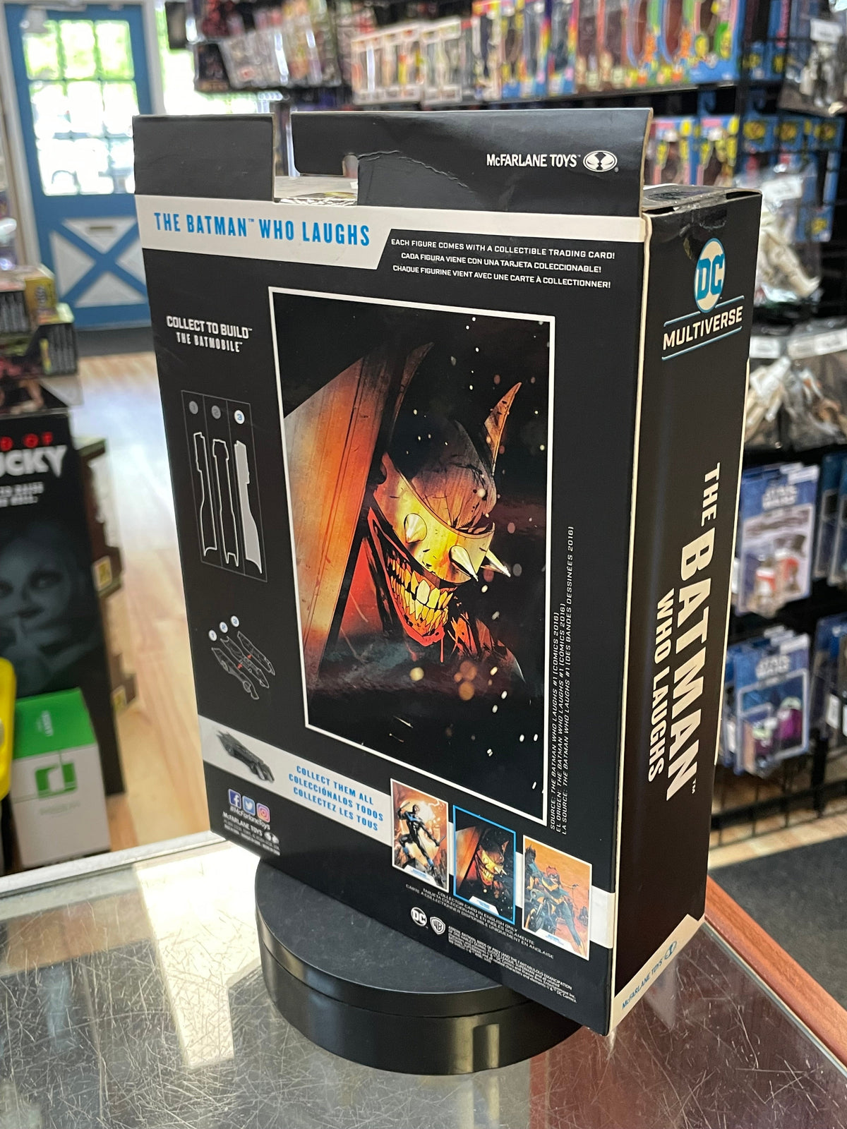 Batman Who Laughs BAF Batmobile (McFarlane, DC Multiverse) SEALED product image 3, provided for visual reference and product