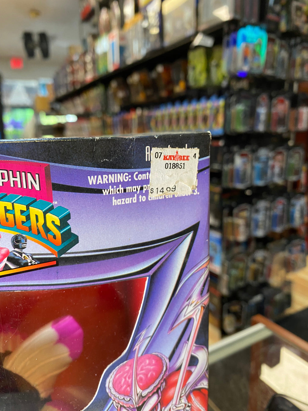 Pirantis Head 8" Evil Space Aliens (Vintage MMPR Power Rangers, Bandai) SEALED product image 6, provided for visual