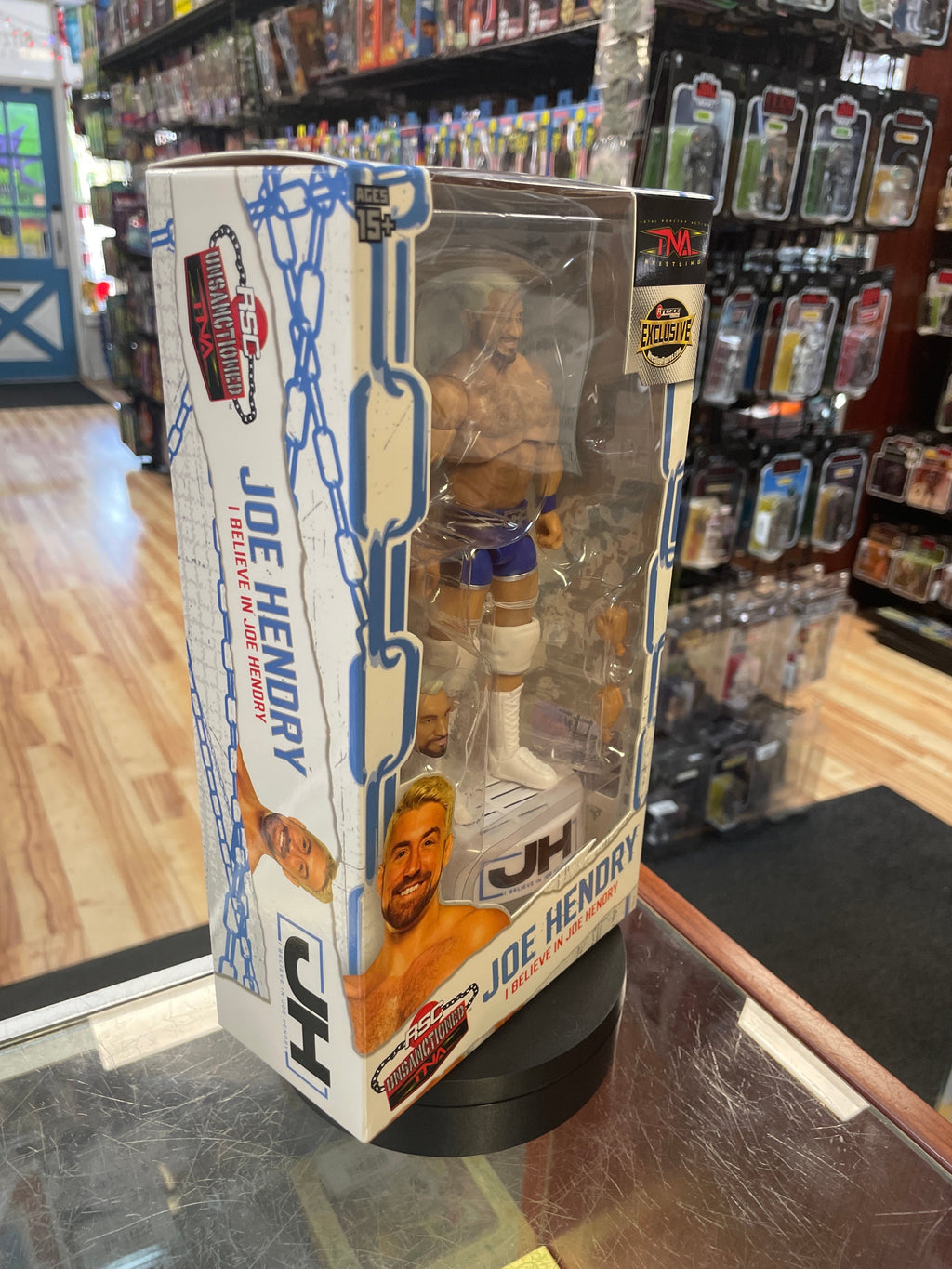 Joe Hendry "I Believe" Edition (TNA, Ringside Collectibles) SEALED product image 3, provided for visual reference and
