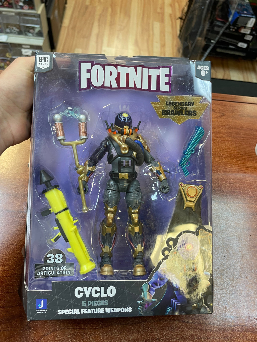 Cyclo Brawlers (Fortnite Legendary, Jazwares) **SEALED** product image 4, provided for visual reference and product detail