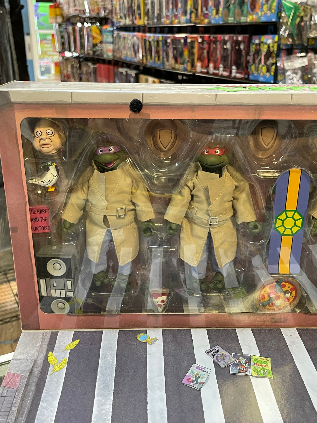 Turtles in Disguise (TMNT Ninja Turtles, NECA) **SEALED** product image 5, provided for visual reference and product detail