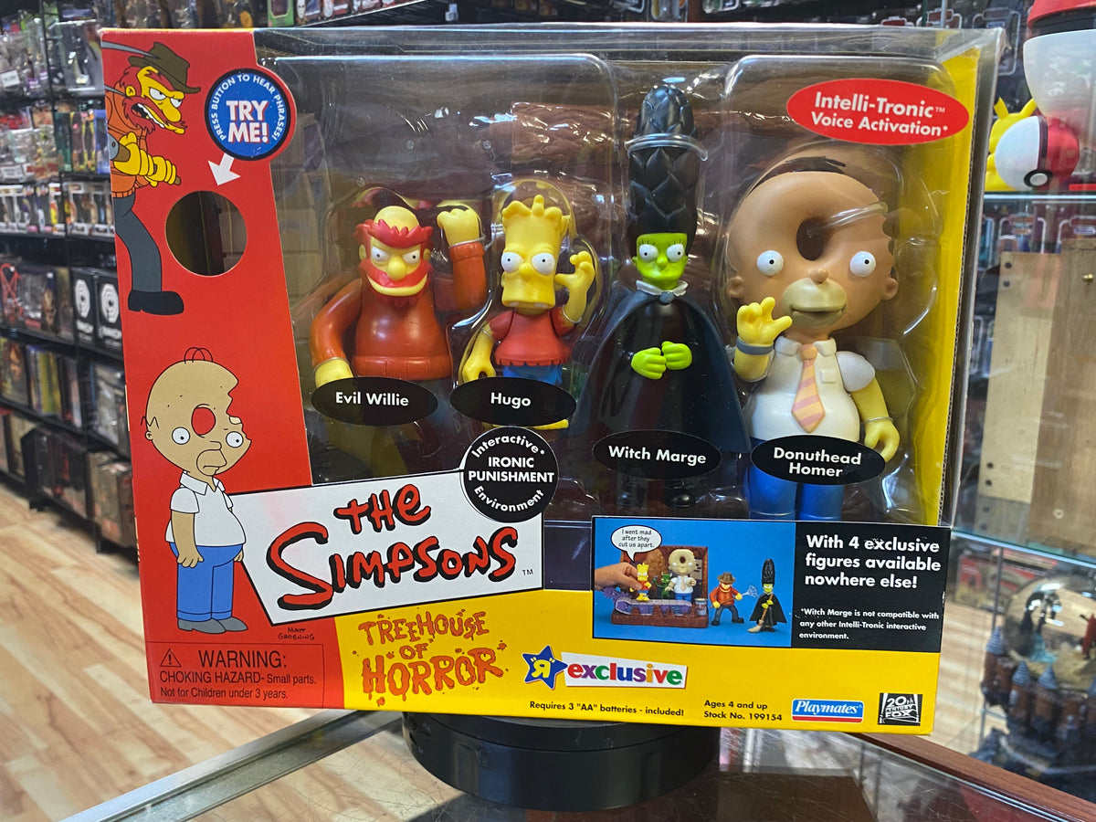 Treehouse of Horror Ironic Punishment (Vintage Simpsons, Playmates) SEALED product image 1, provided for visual reference