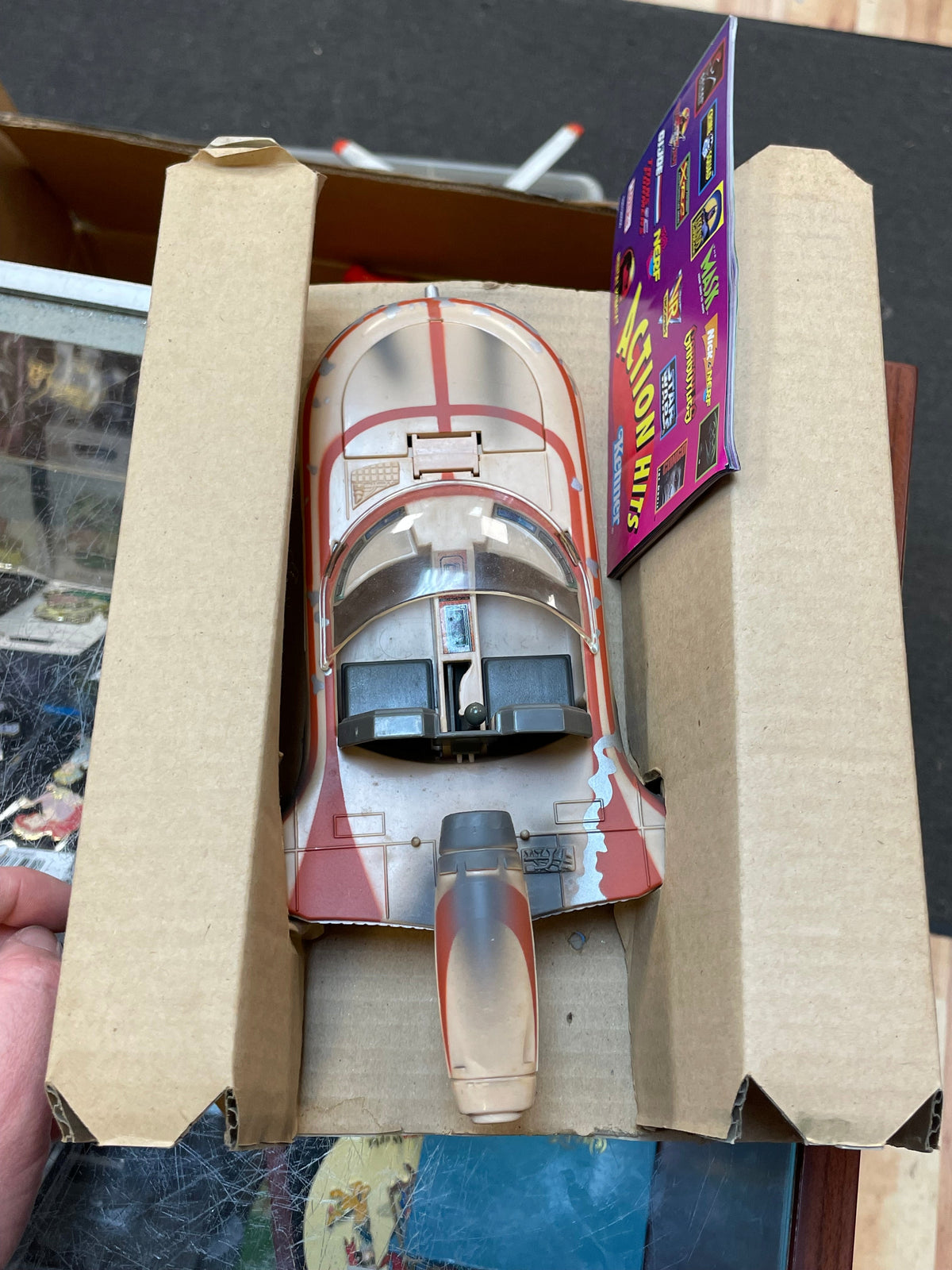 Shift Action Landspeeder (Vintage Star Wars, Power of the Force) **SEALED** product image 7, provided for visual reference