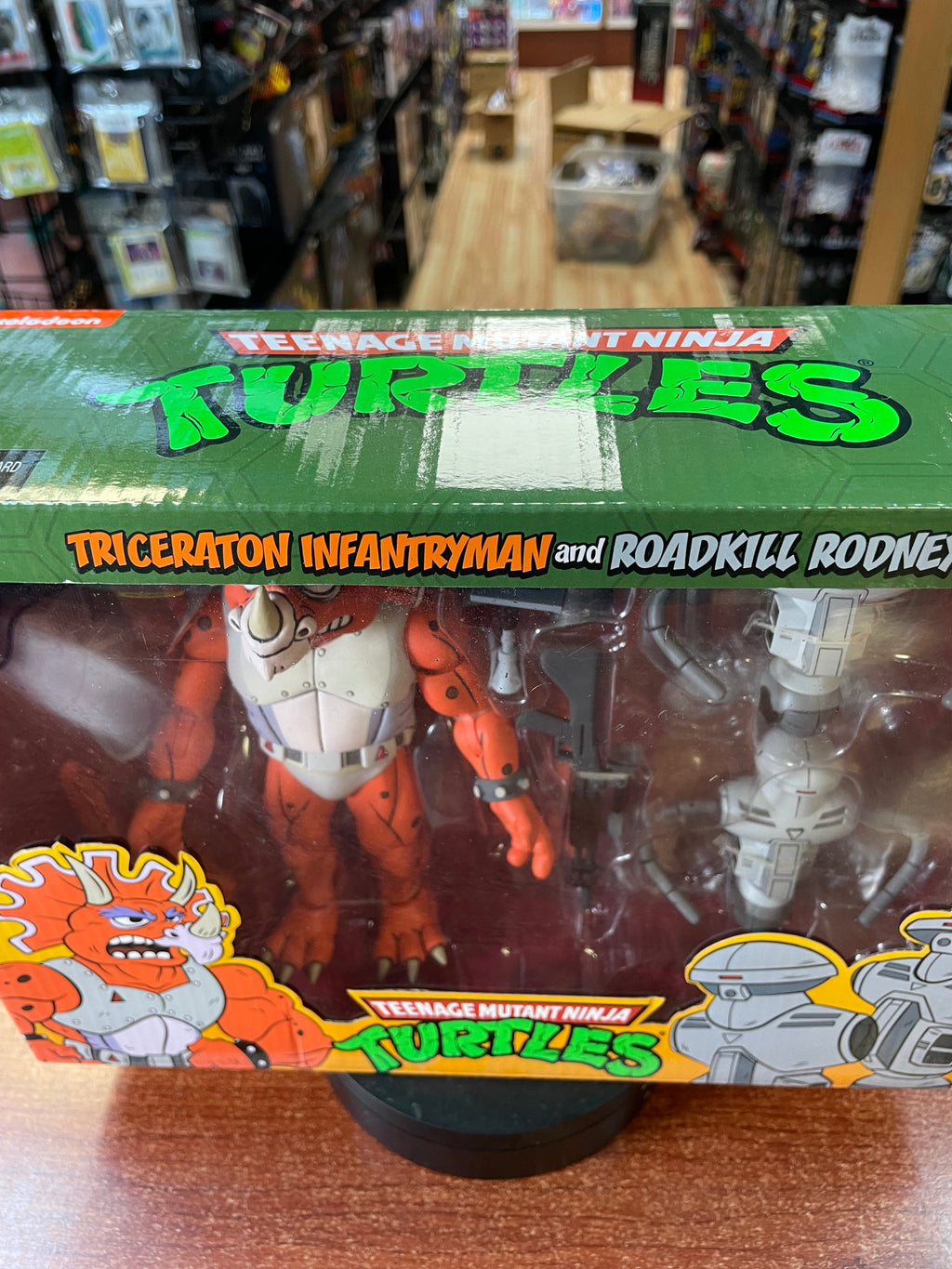 Triceraton Infantryman (NECA, TMNT Ninja Turtles) *SEALED* product image 4, provided for visual reference and product detail