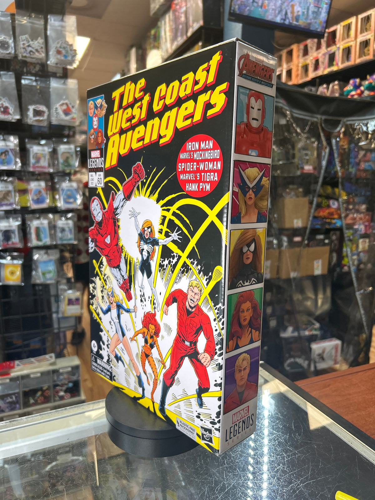 West Coast Avengers 5Pack (Marvel Legends, Hasbro) SEALED product image 6, provided for visual reference and product detail