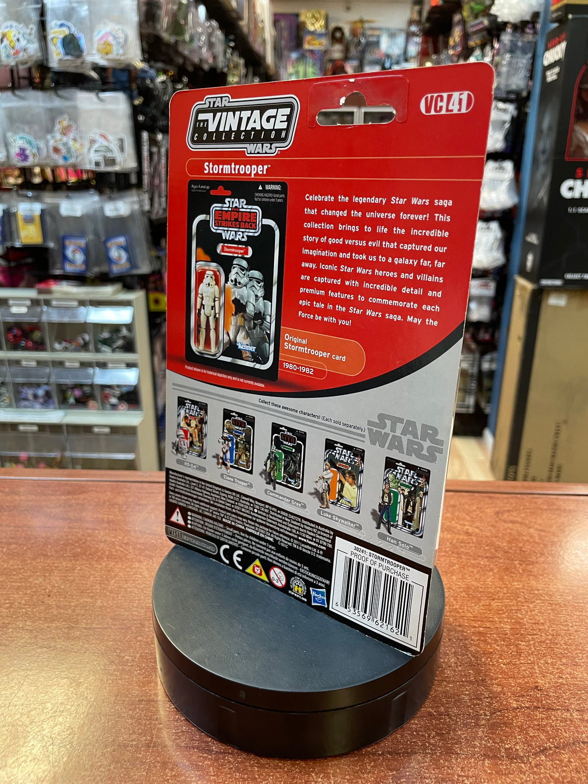 Stormtrooper vc41 (Star Wars Vintage Collection, Hasbro) SEALED product image 3, provided for visual reference and product