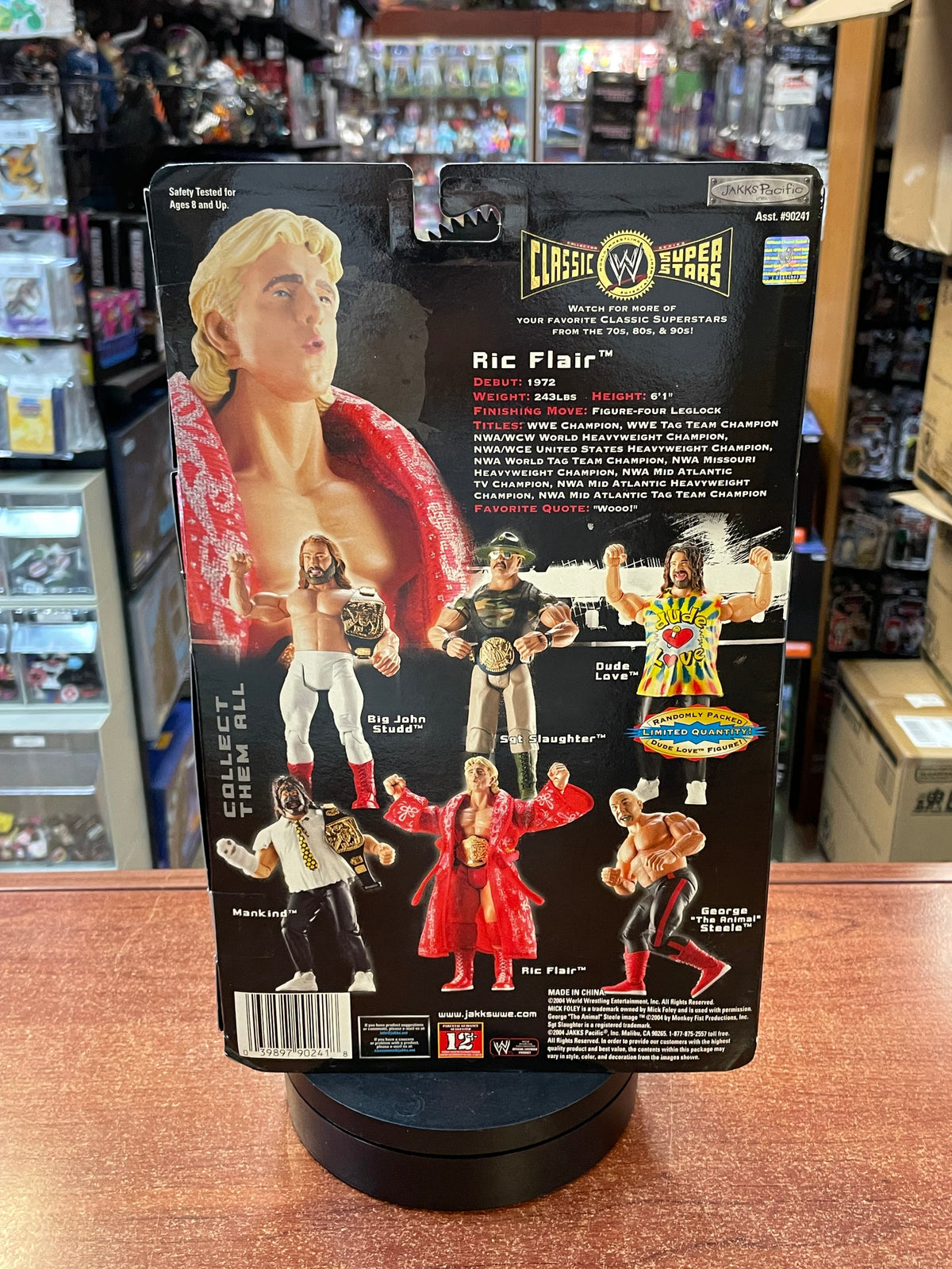Ric Flair (WWF Classic Superstars, Jakks) **SEALED** product image 2, provided for visual reference and product detail review