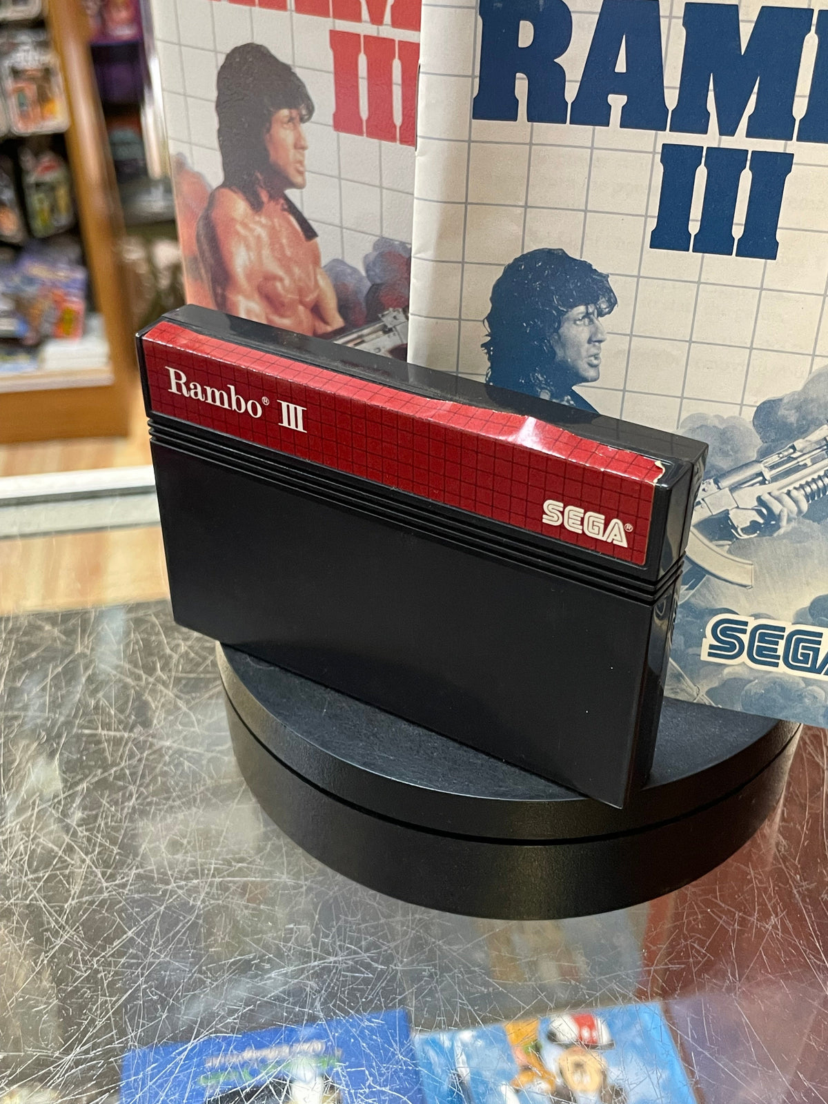 Rambo III 1361 (SEGA Master System SMS, Video Games) **COMPLETE** product image 2, provided for visual reference and product