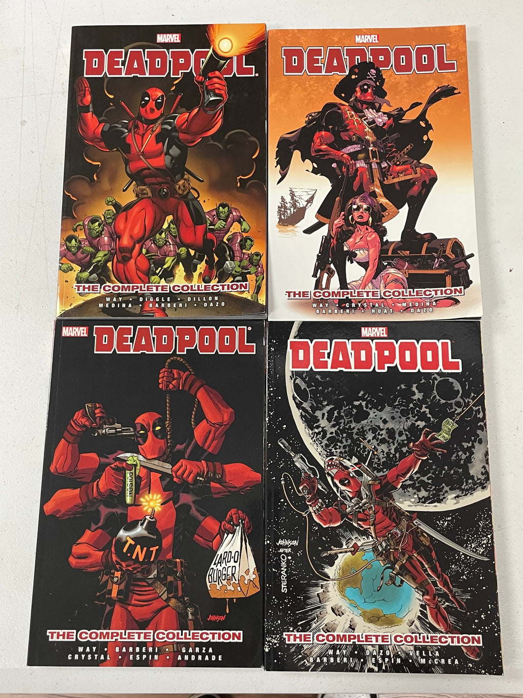 Deadpool The Complete Collection Set (Marvel TPB, Paperback) product image 1, provided for visual reference and product