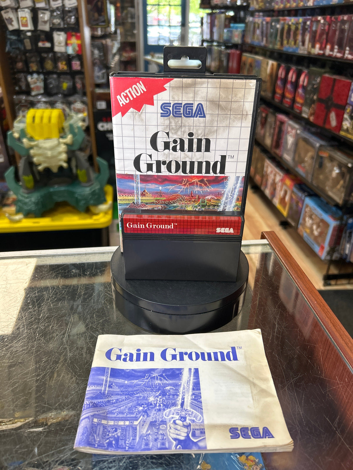 Gain Ground 0821 (SEGA Master System SMS, Video Games) **COMPLETE** product image 1, provided for visual reference and