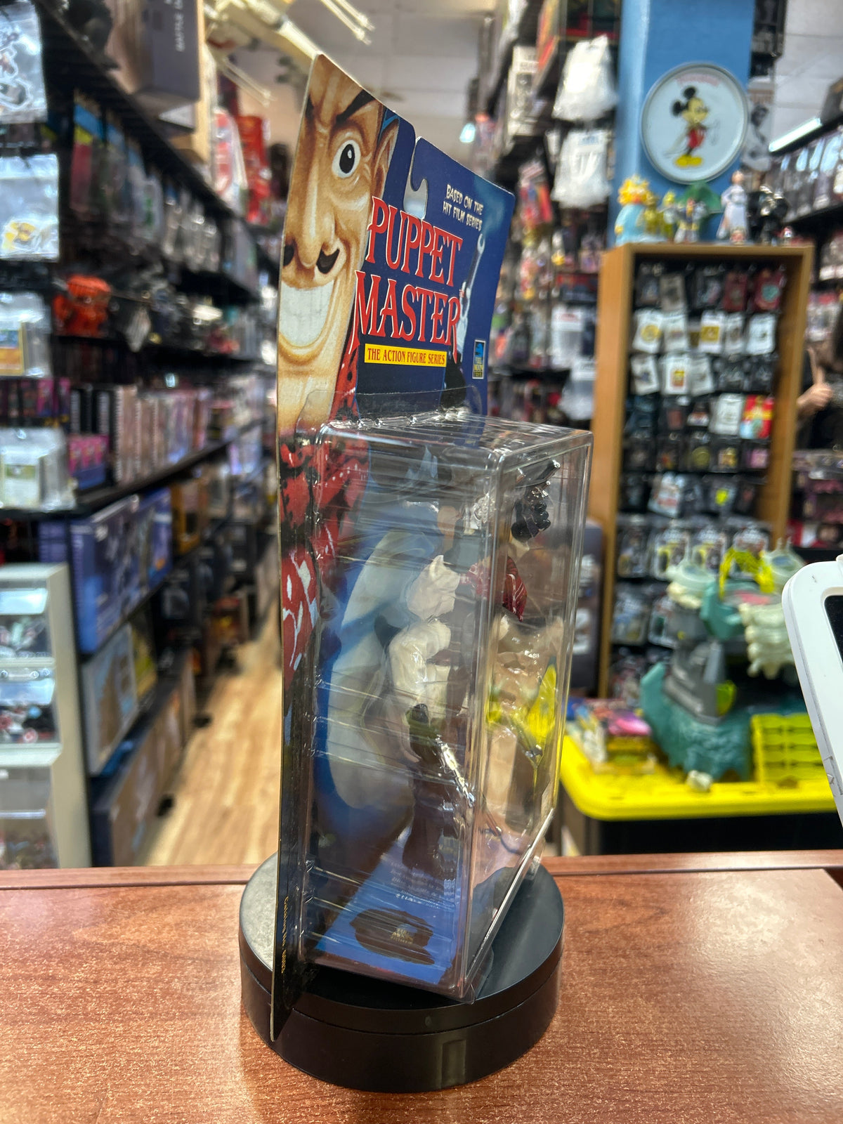 Chrome Pistol Six Shooter (Vintage Retro Puppet Master, Full Moon Toys) **SEALED** product image 2, provided for visual
