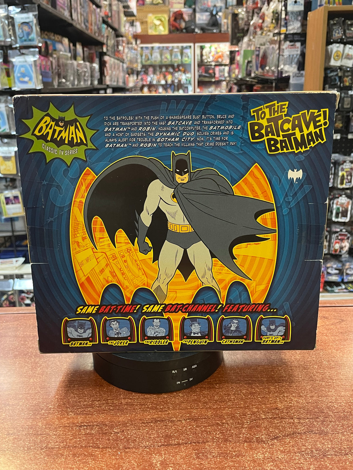 Batcave Batman (Mattel, Batman Classic TV) *SEALED* product image 3, provided for visual reference and product detail review