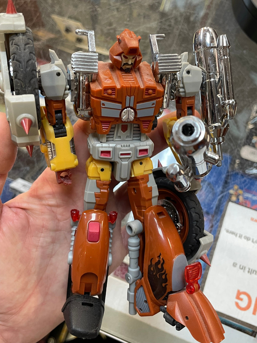 D02S Splinter Wreck-Gar (Transformers KO Third Party, DX9 Toys) COMPLETE product image 22, provided for visual reference and