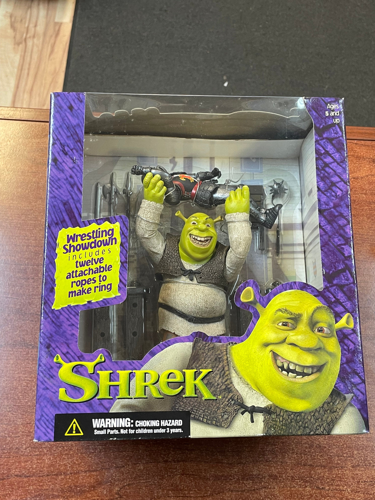 Wrestling Showdown Shrek (Vintage Shrek, McFarlane Toys) **SEALED** product image 5, provided for visual reference and