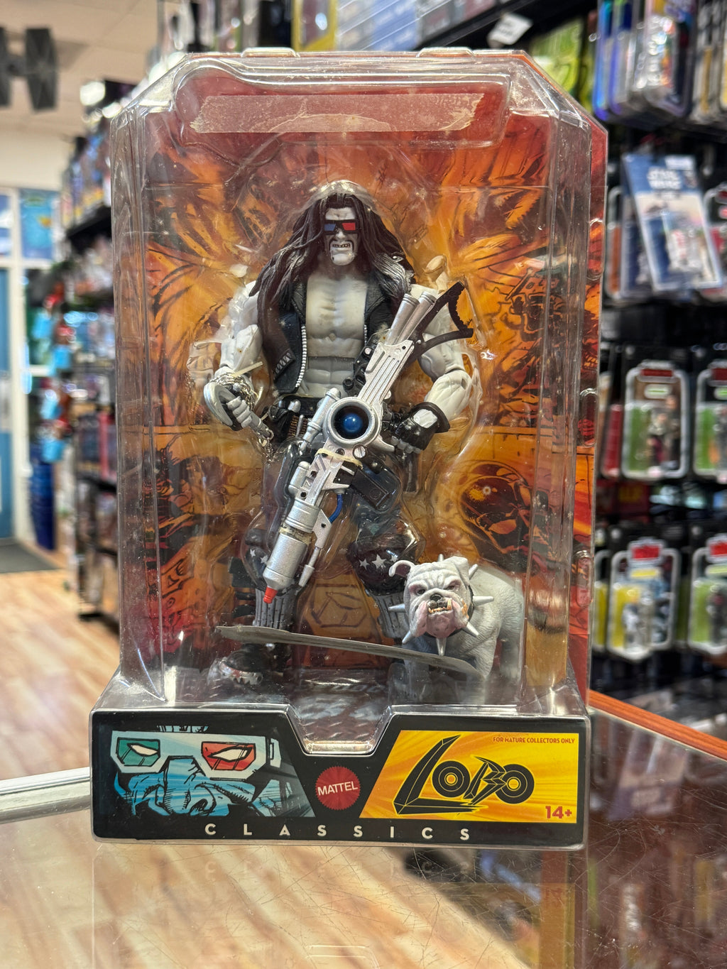 Lobo with Dog Deluxe (DC Classics Universe, Mattel) product image 1, provided for visual reference and product detail review