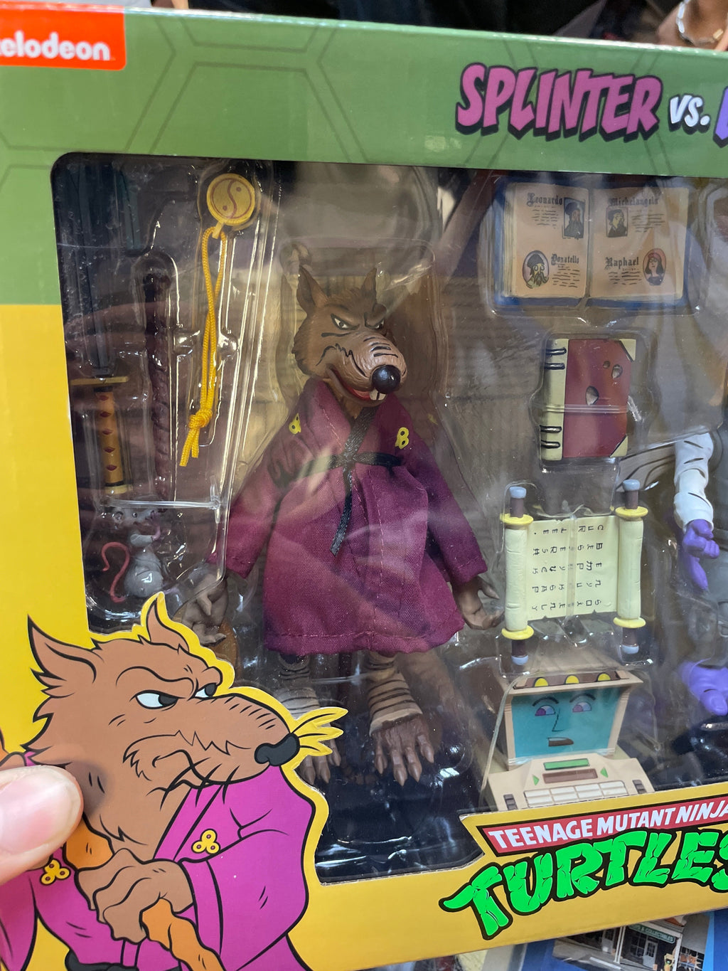 Splinter & Baxter(Teenage Ninja Turtles, TMNT, Neca) SEALED product image 4, provided for visual reference and product