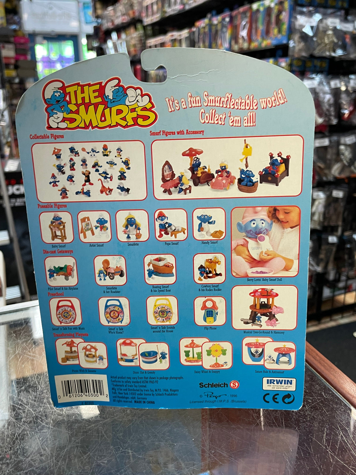 Sleepy Smurf (Vintage Smurfs, Schleich Peyo) **SEALED** product image 9, provided for visual reference and product detail