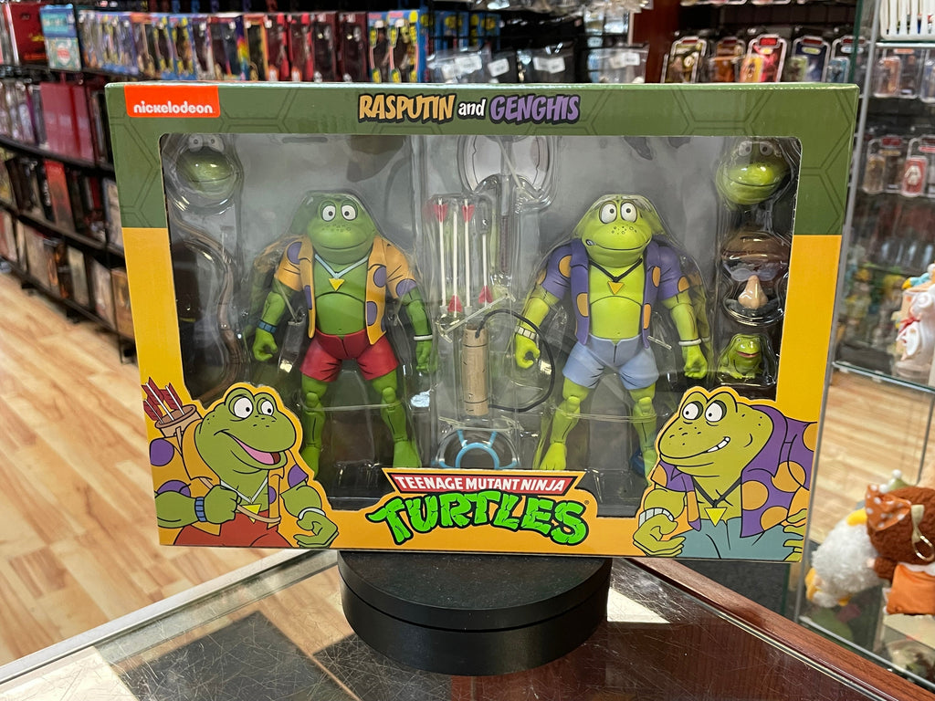 Rasputin & Genghis (TMNT Ninja Turtles, NECA) **SEALED** product image 1, provided for visual reference and product detail