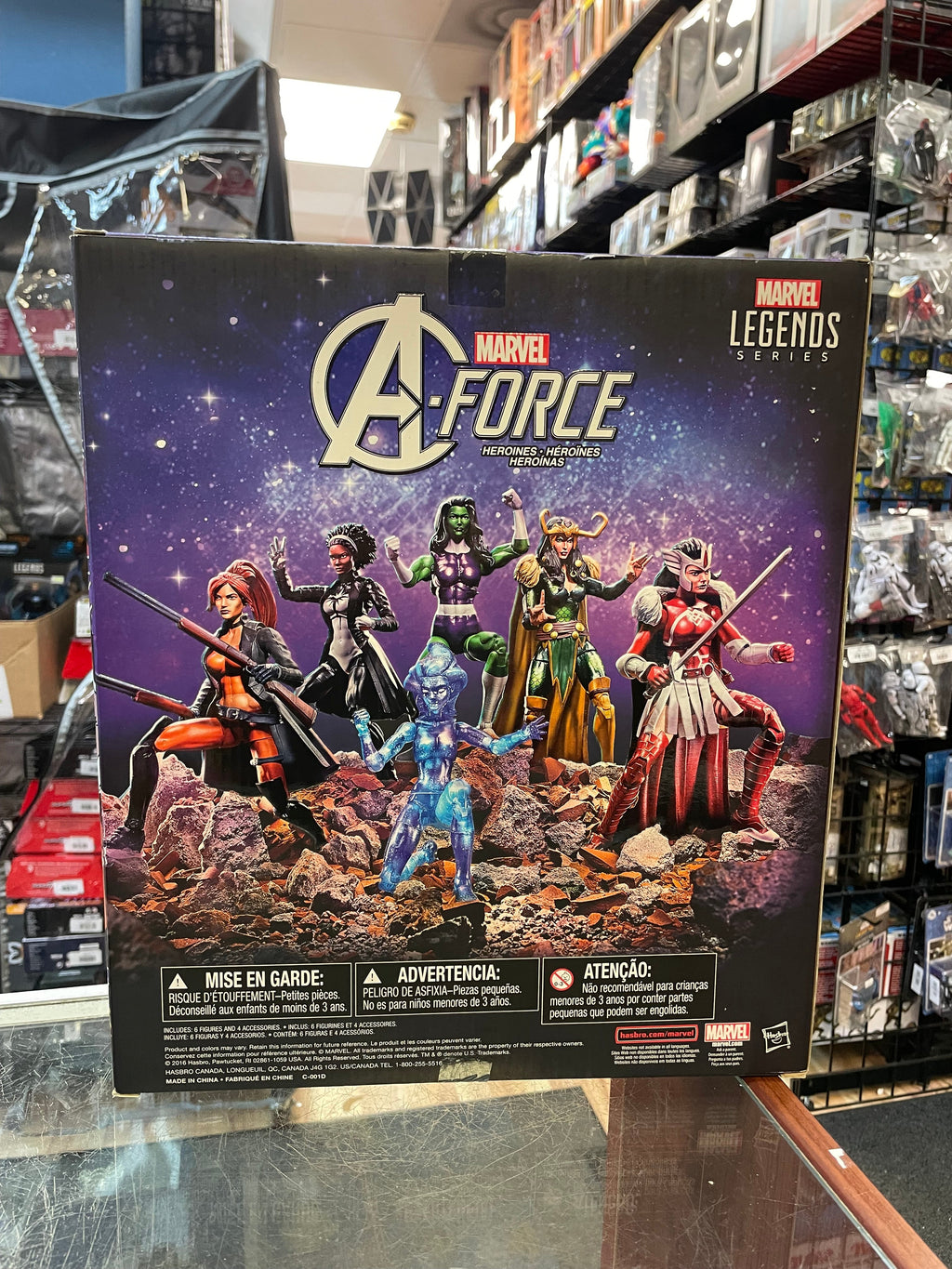 A-Force Heroines 6 Pack (Marvel Legends, Hasbro) *SEALED* product image 6, provided for visual reference and product detail