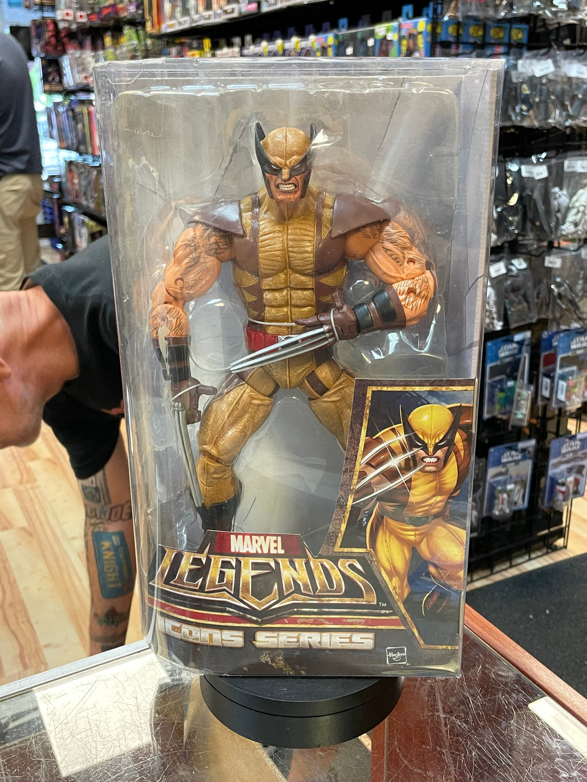 Wolverine -Deluxe Icon Series- (Marvel Legends, Hasbro) **SEALED** product image 1, provided for visual reference and