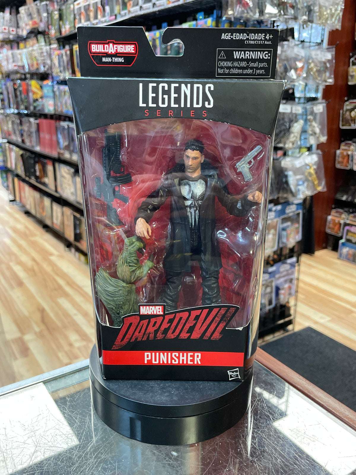 Punisher -BAF Manthing- (Marvel Legends, Hasbro) **SEALED product image 1, provided for visual reference and product detail
