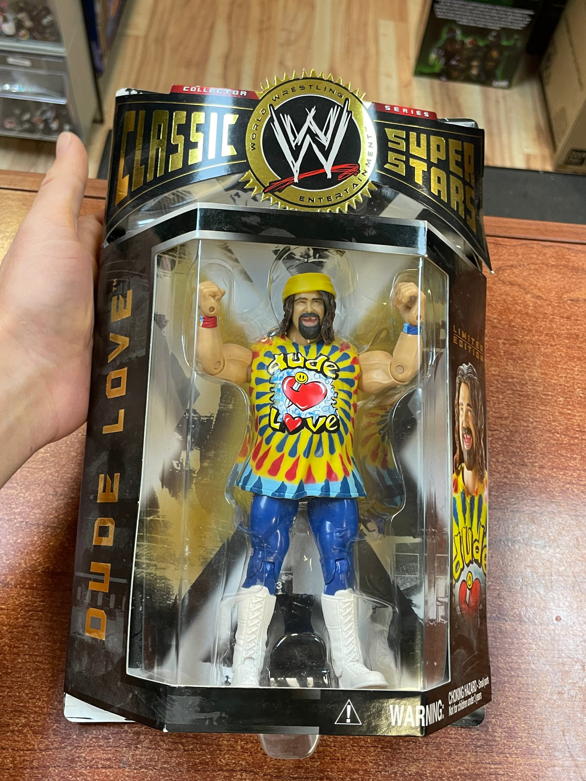 Dude Love (WWF Classic Superstars, Jakks) **SEALED** product image 4, provided for visual reference and product detail review