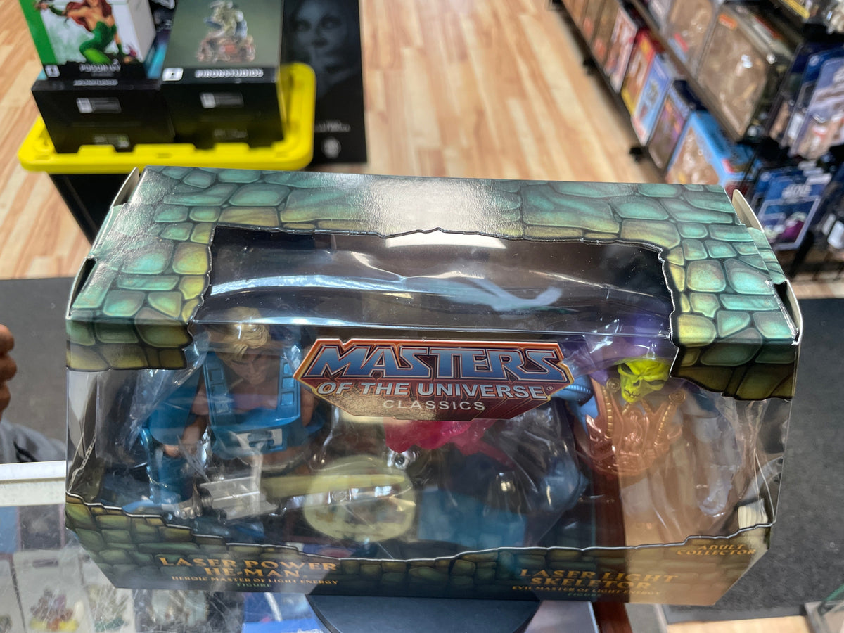 Laser Light Skeletor & Heman (MOTU Classics, Masters Of The Universe, Mattel) **SEALED** product image 5, provided for