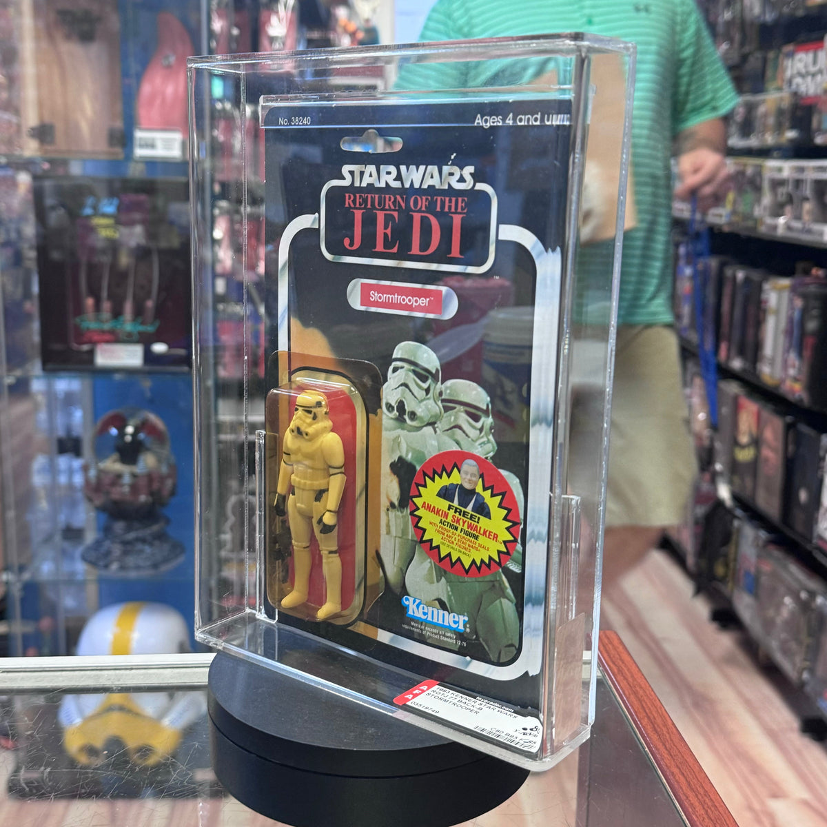 Stormtrooper ROTJ 77B (Vintage Star Wars, Kenner) **AFA Graded 80Y** product image 4, provided for visual reference and
