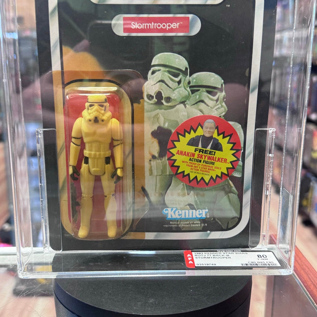 Stormtrooper ROTJ 77B (Vintage Star Wars, Kenner) **AFA Graded 80Y** product image 2, provided for visual reference and