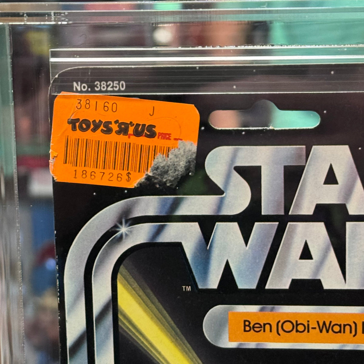 Obi Wan Kenobi White Hair ANH 20A (Vintage Star Wars, Kenner) **AFA Graded** product image 2, provided for visual reference