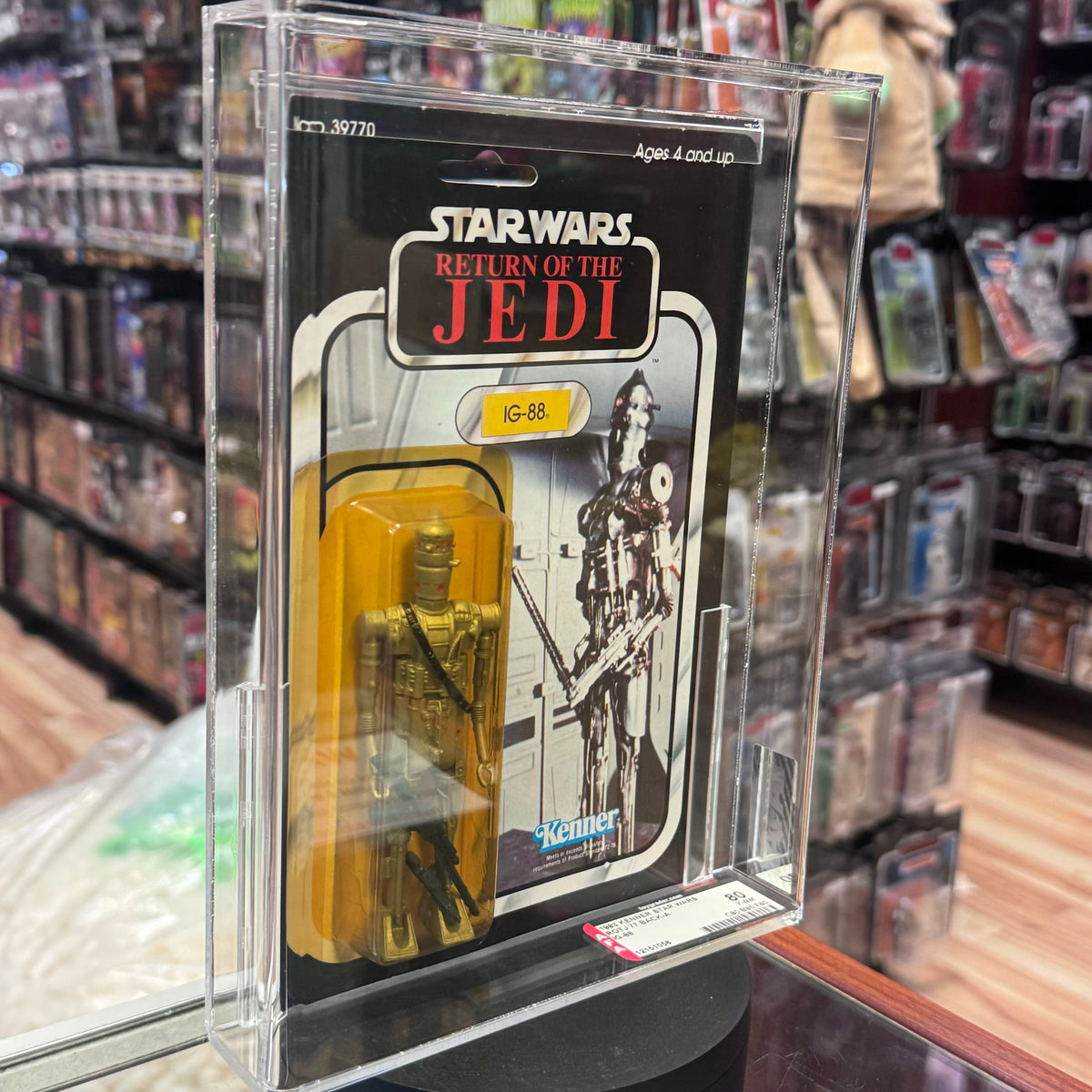 IG-88 ROTJ 77A (Vintage Star Wars, Kenner) **AFA Graded 80Y** product image 9, provided for visual reference and product