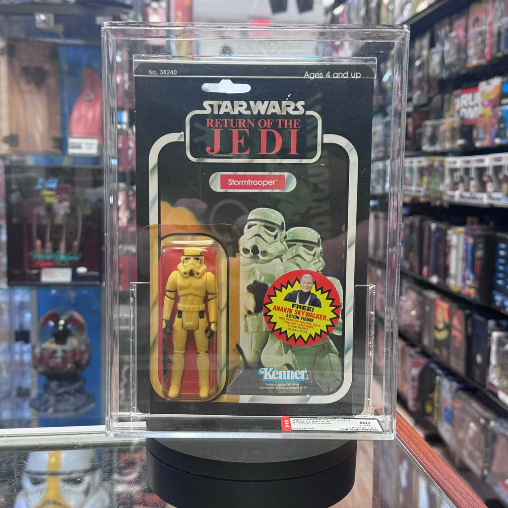 Stormtrooper ROTJ 77B (Vintage Star Wars, Kenner) **AFA Graded 80Y** product image 1, provided for visual reference and