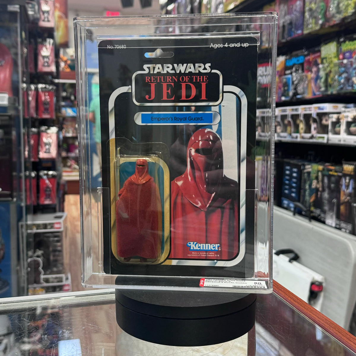 Emperors Royal Guard ROTJ 77A (Vintage Star Wars, Kenner) **AFA Graded 80Y** product image 1, provided for visual reference