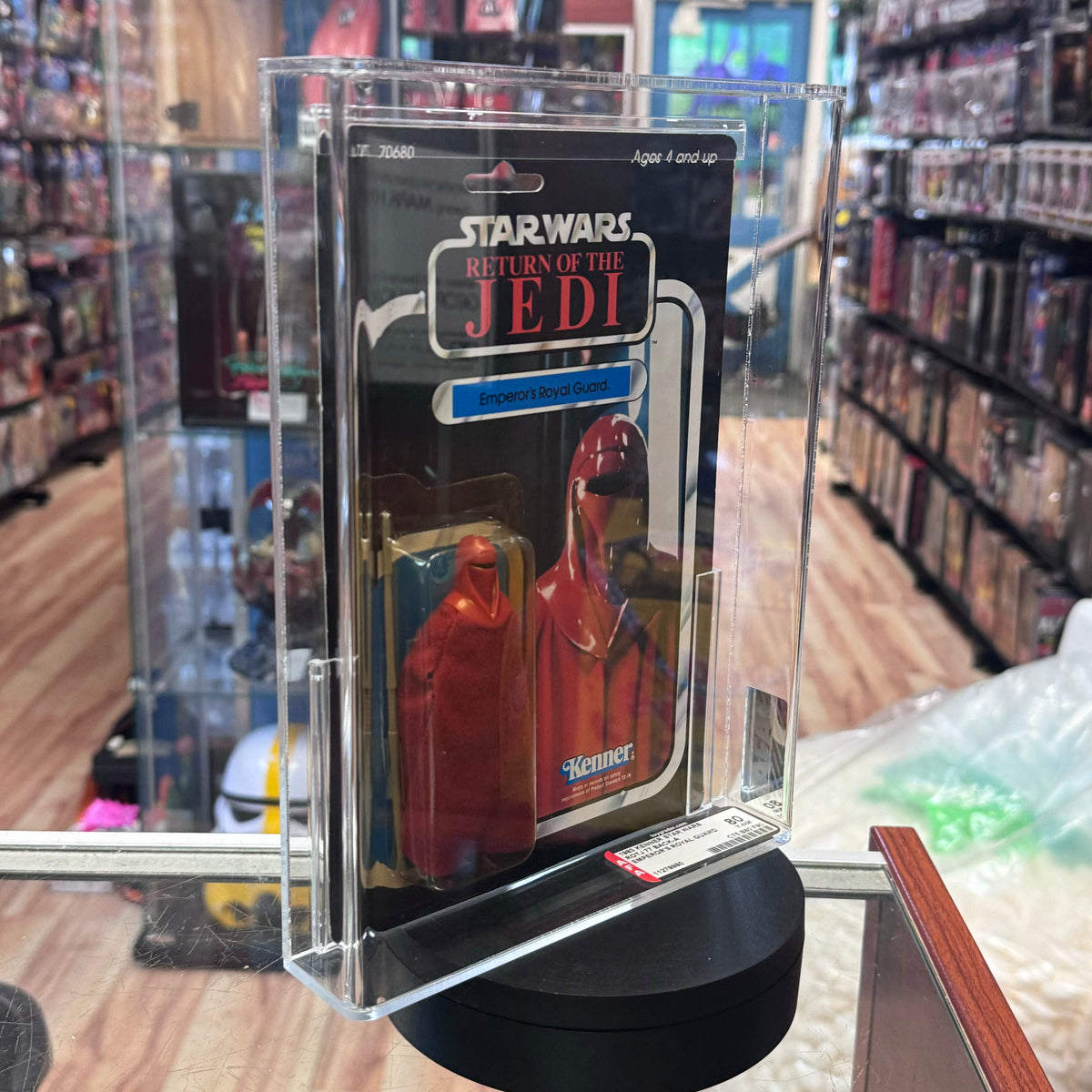 Emperors Royal Guard ROTJ 77A (Vintage Star Wars, Kenner) **AFA Graded 80Y** product image 3, provided for visual reference