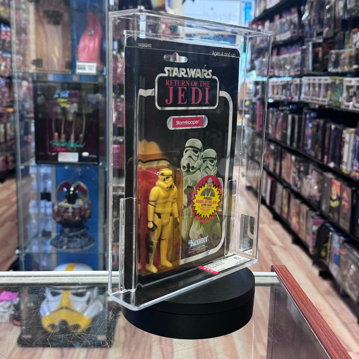 Stormtrooper ROTJ 77B (Vintage Star Wars, Kenner) **AFA Graded 80Y** product image 7, provided for visual reference and